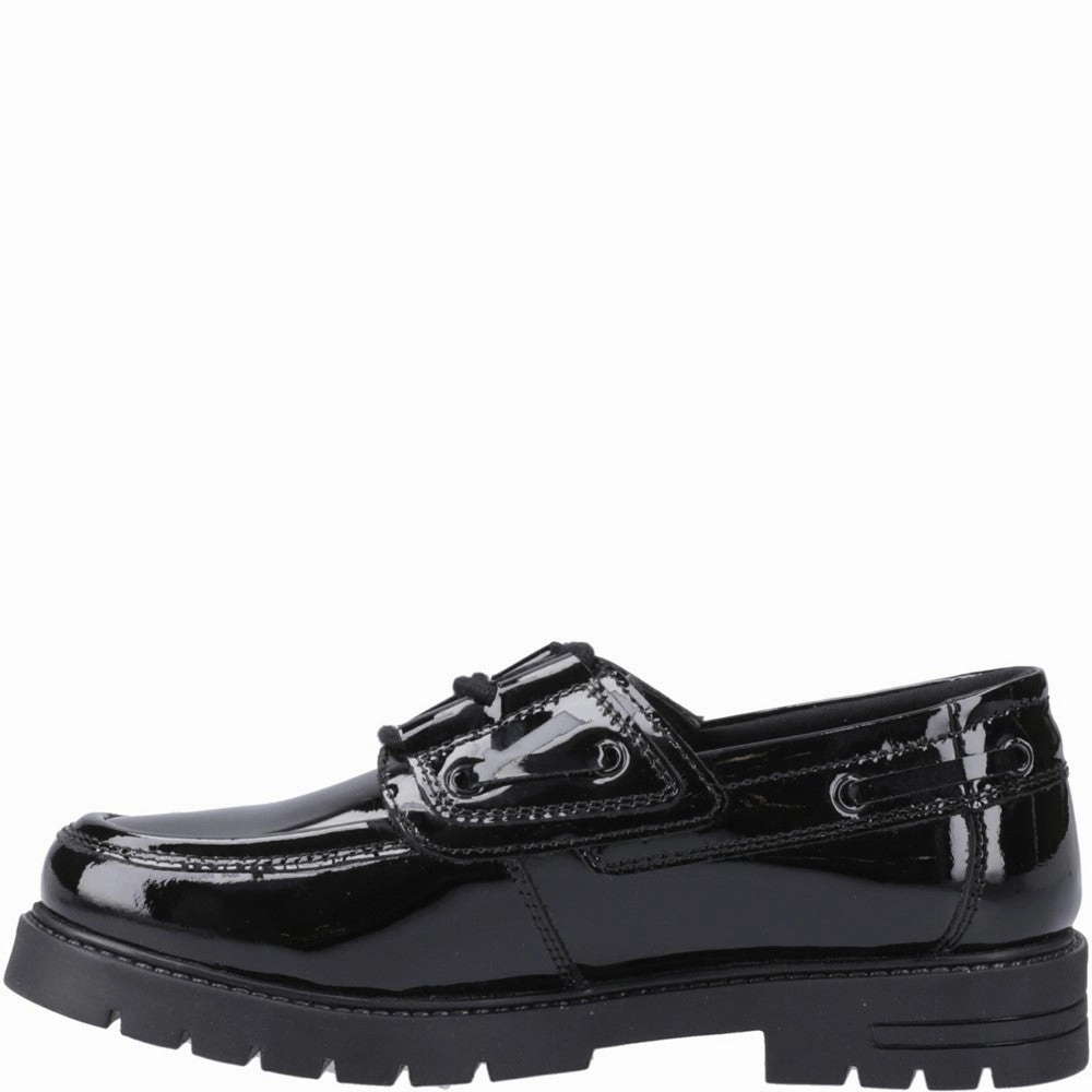 Hush Puppies Lucy Patent Junior School Shoes Daily Routine