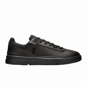 Men's ON The Roger Advantage Black/Black Comfy Walking