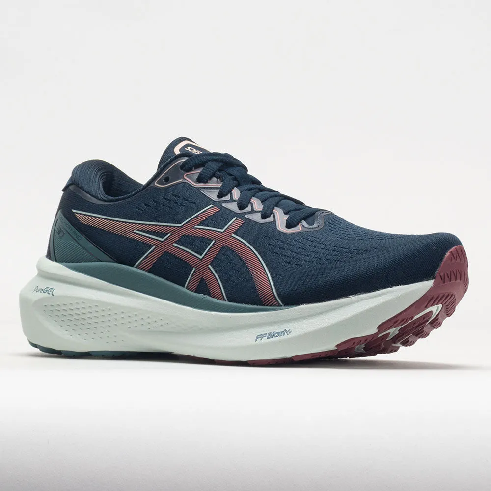 ASICS GEL-Kayano 30 Women's  French Blue/Light Garnet stylish running shoes competition