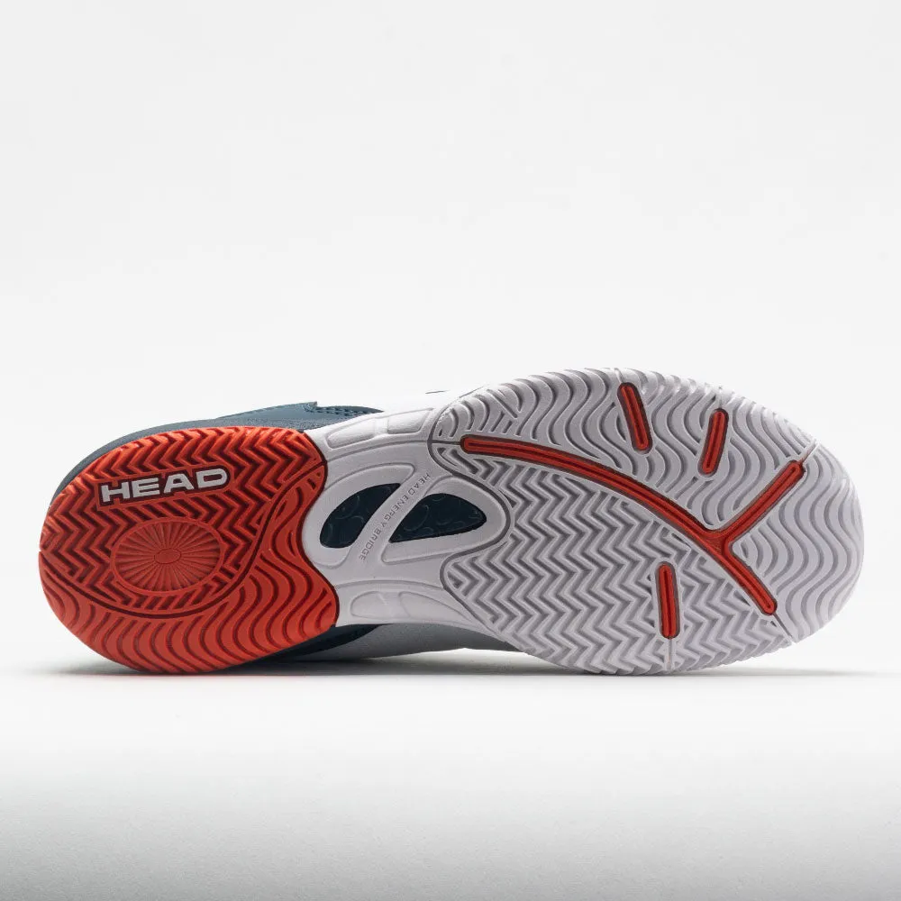 HEAD Sprint 3.5 Junior  White/Orange loose fit shoes