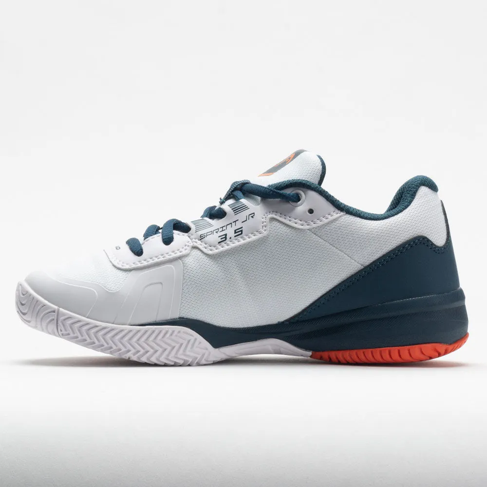 zip - up - feature shoes HEAD Sprint 3.5 Junior  White/Orange