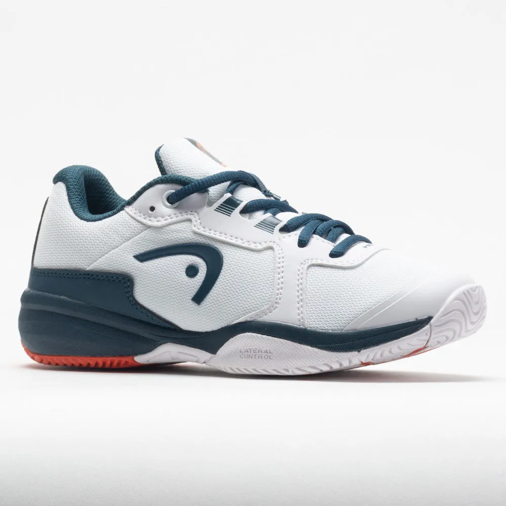 HEAD Sprint 3.5 Junior  White/Orange soft - ground shoes Pro Cushioning