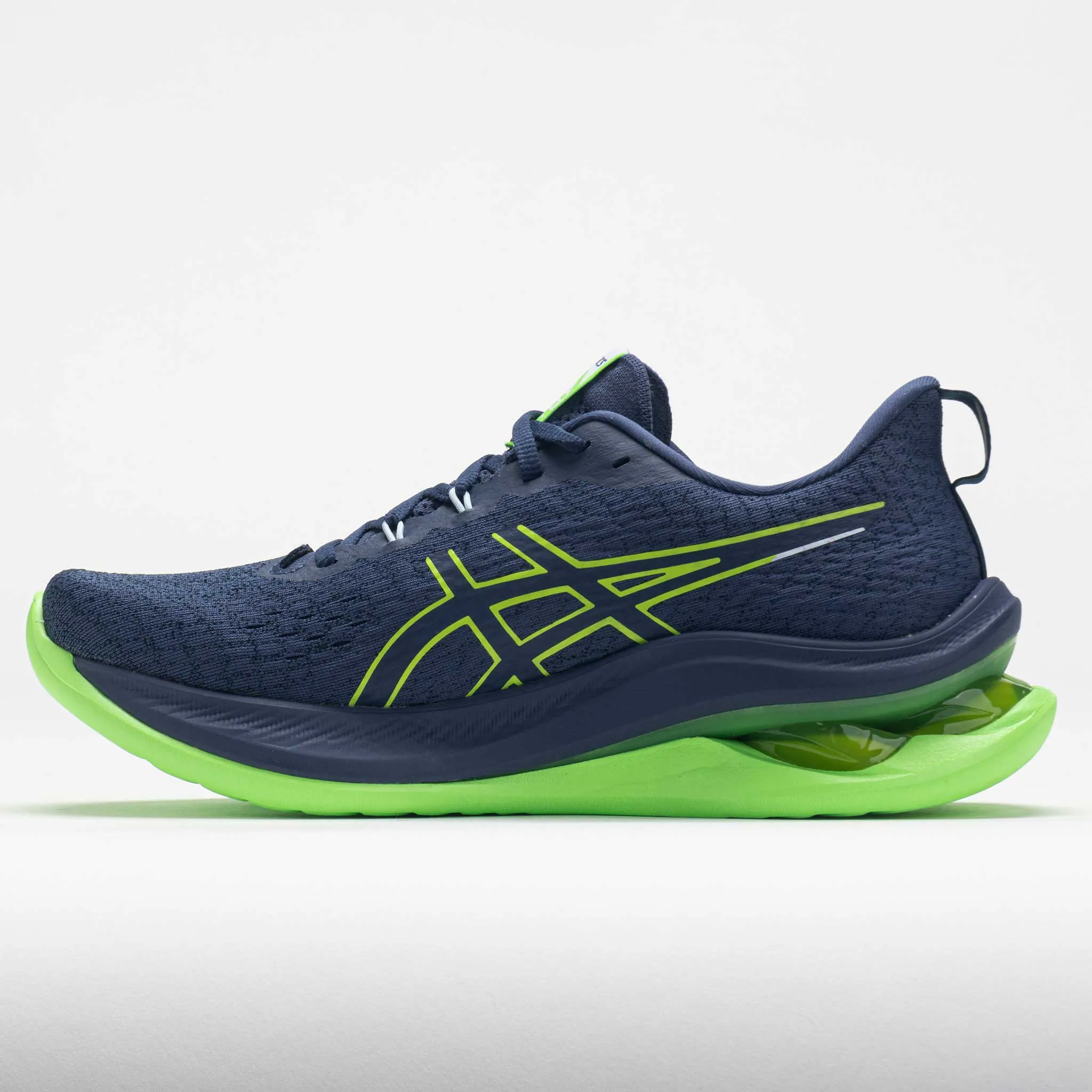 ASICS GEL-Kinsei Max Men's  Thunder Blue/Electric Lime single - density midsole shoes quick - drying running shoes