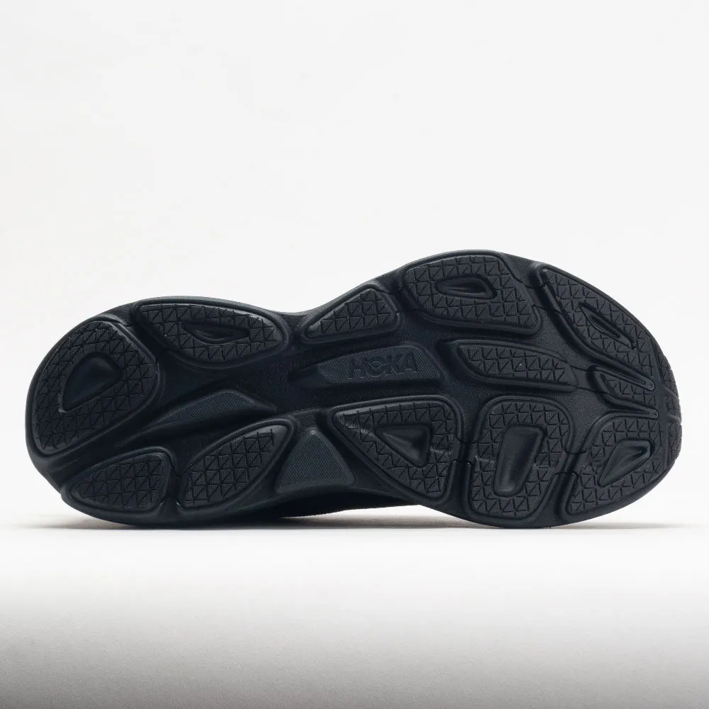 female athlete shoes Comfortable Sockliner HOKA Bondi 8 Men's  Black/Black