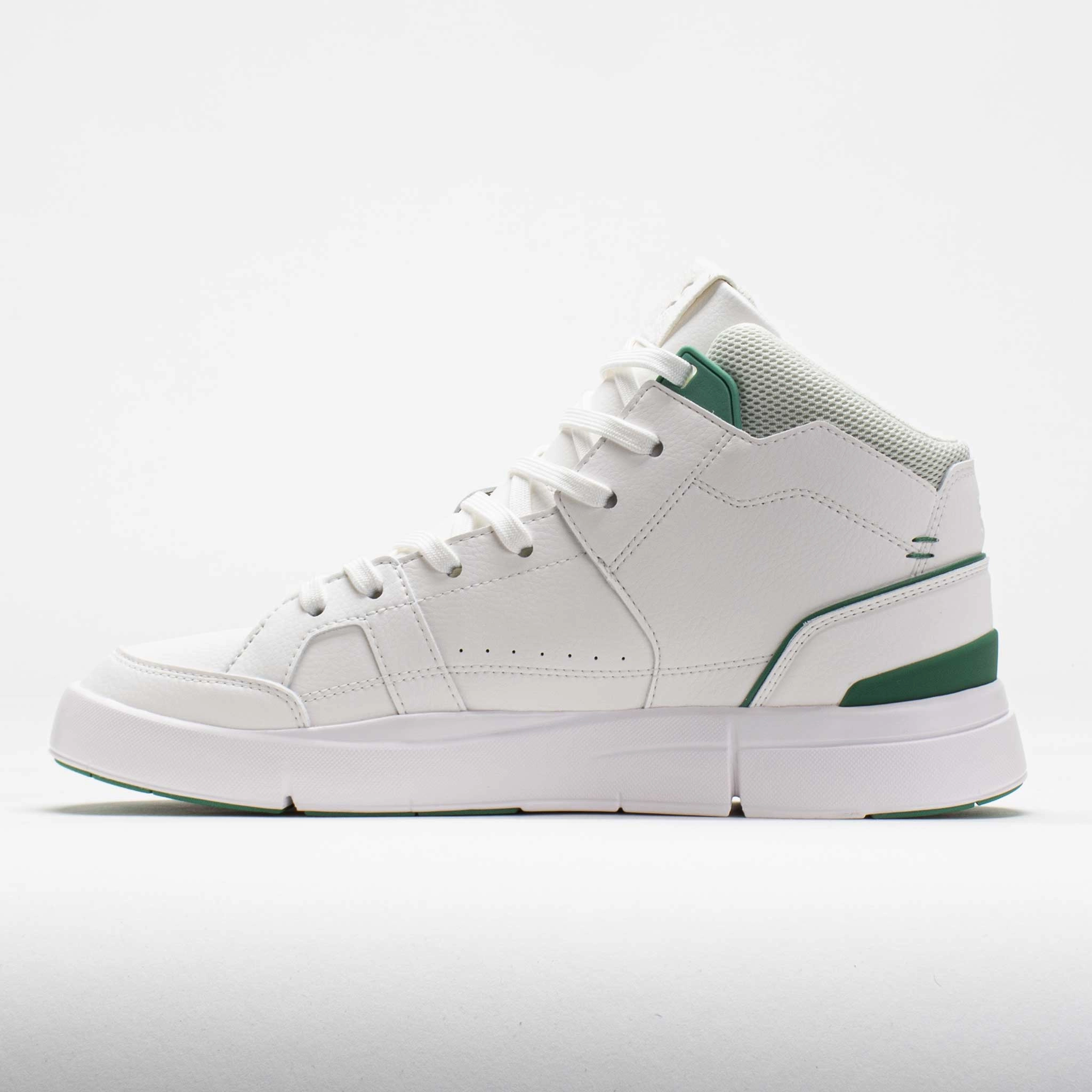 cold weather running shoes On The Roger Clubhouse Mid 2 Men's  White/Green