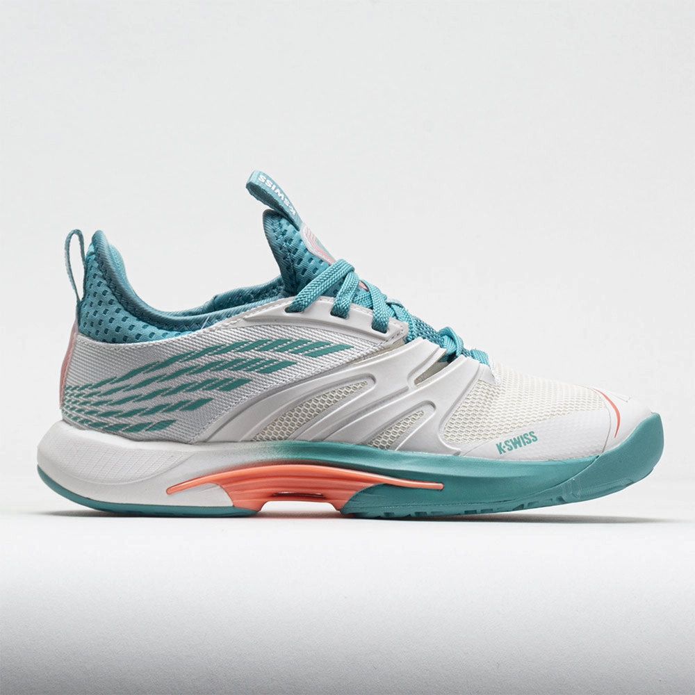 K-Swiss Speedtrac Women's  Blanc De Blanc/Nile Blue/Desert Flower all - purpose shoes running in a nature reserve