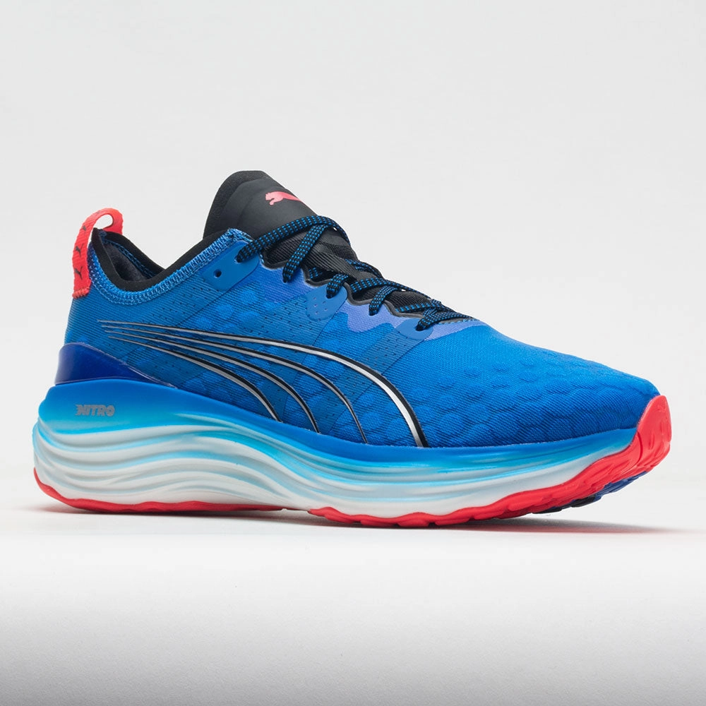 Puma ForeverRun Nitro Men's  Ultra Blue/Puma Black/Puma Silver short - distance running footwear well - cushioned