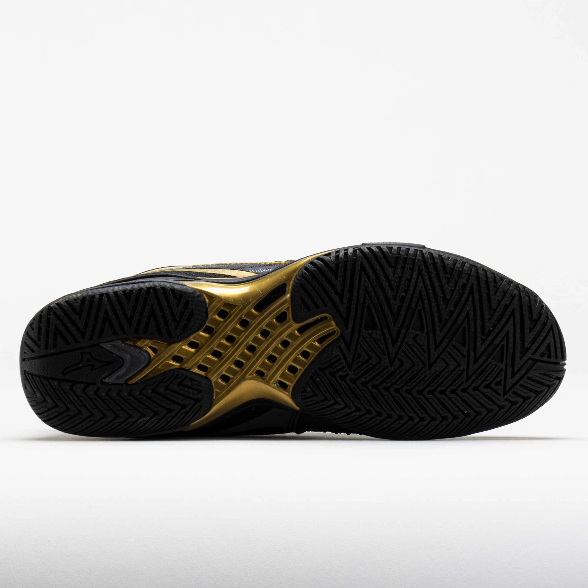 Mizuno Wave Exceed Tour 6 AC 10th Anniversary Men's  Iron Gate/Gold Comfort Socks