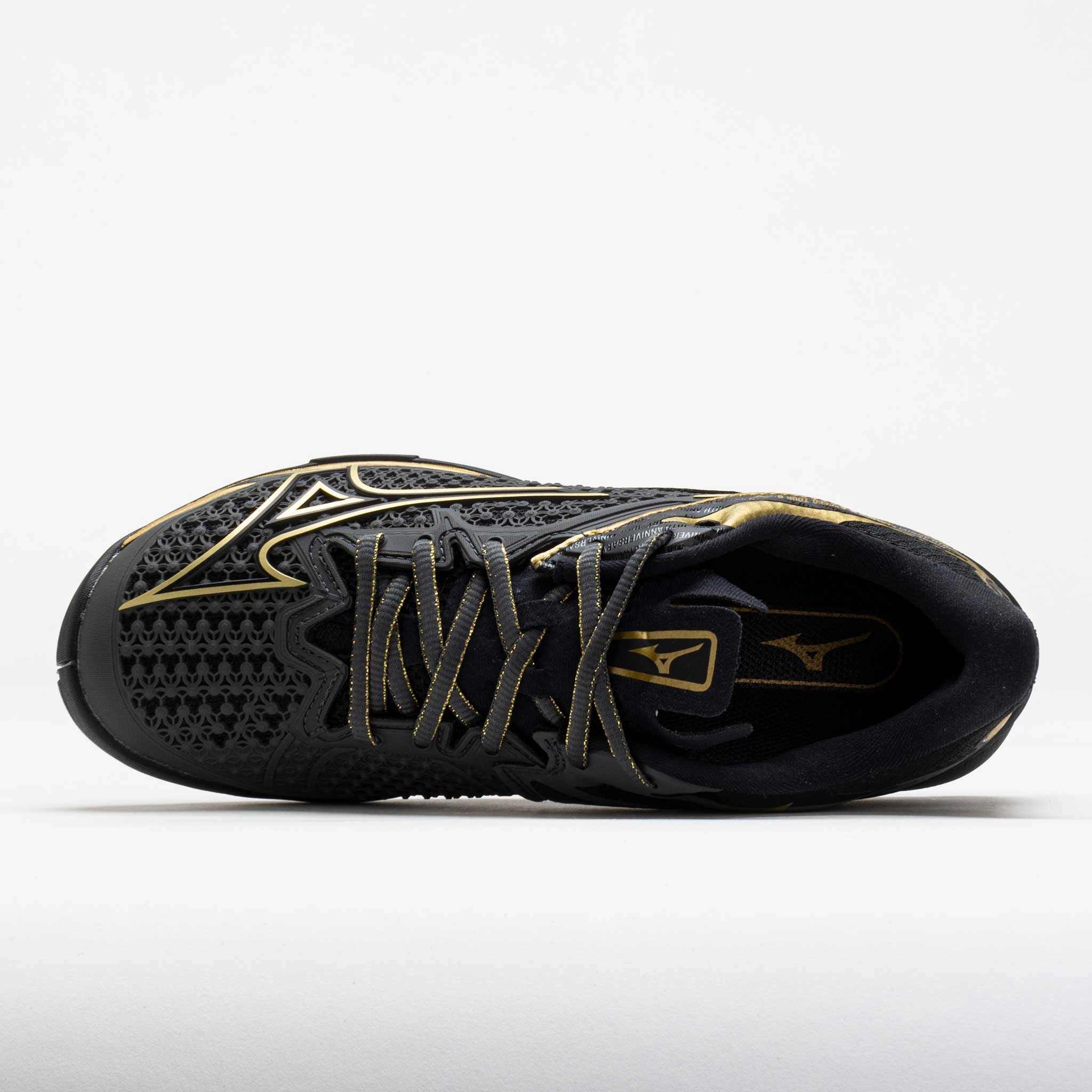 flat running water - resistant feature Mizuno Wave Exceed Tour 6 AC 10th Anniversary Men's  Iron Gate/Gold