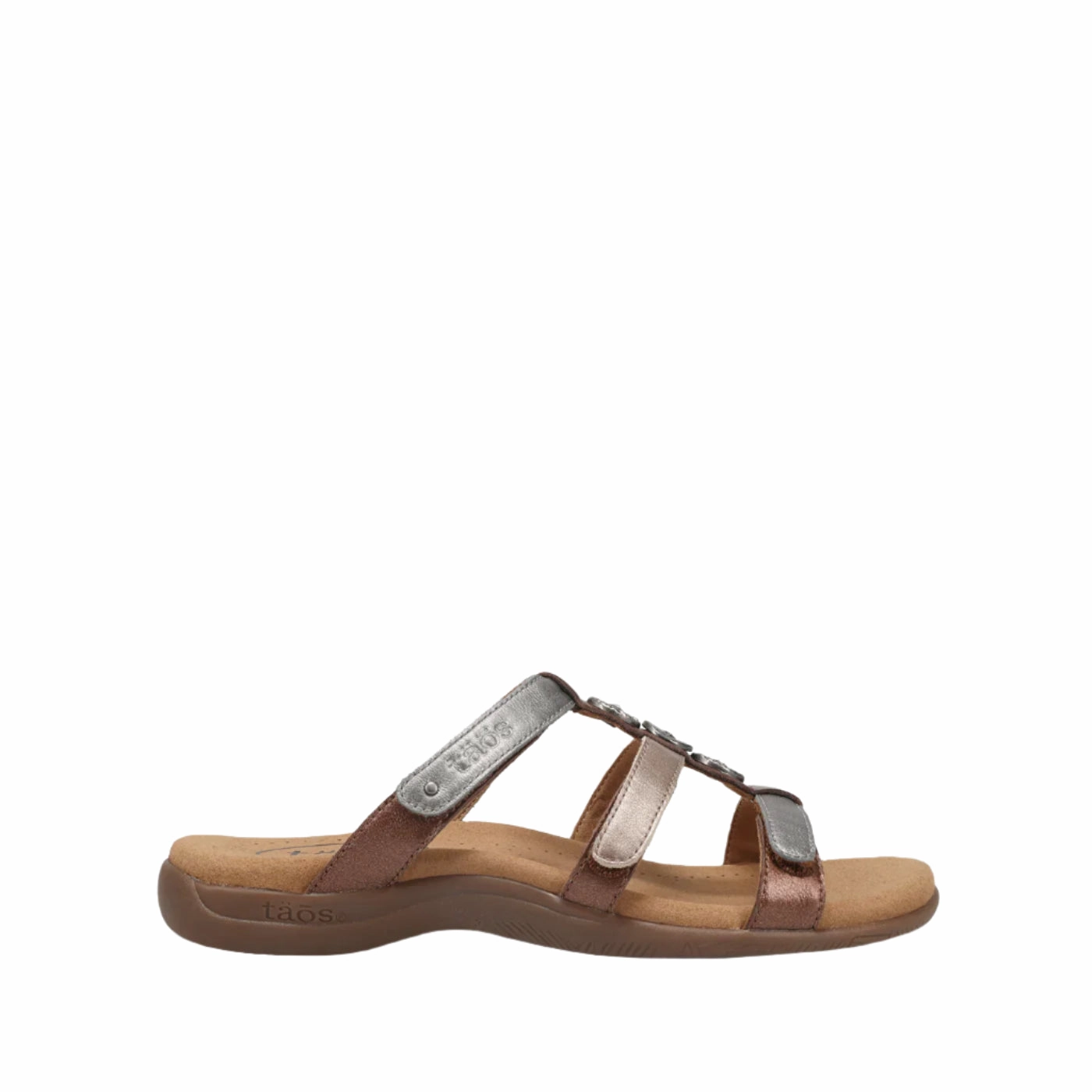 Coastal Trip Trendy Beach Footwear Prize 4 Metallic Multi