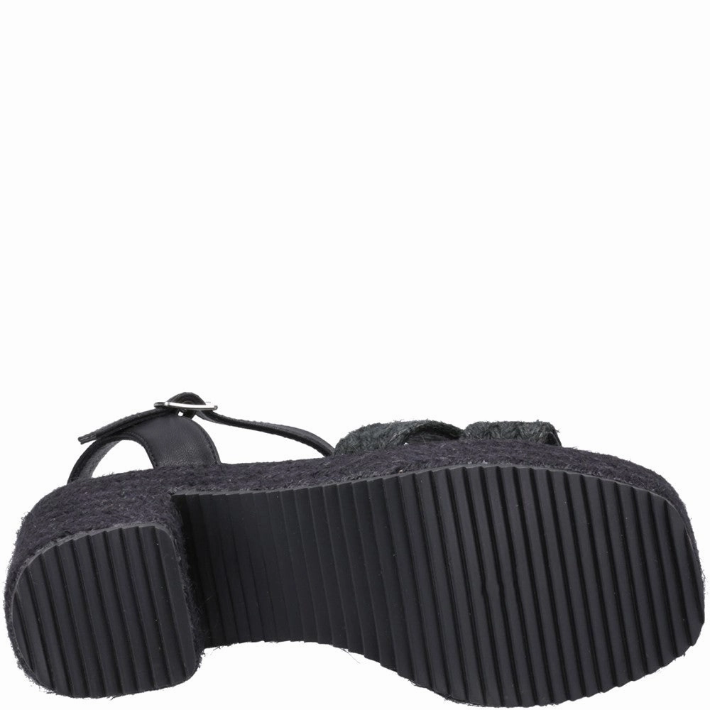 Comfort Linings Comfy Routine Hush Puppies Jamelia Espadrille Heel Sandal