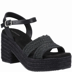 Every Moment Wave Run Hush Puppies Jamelia Espadrille Heel Sandal