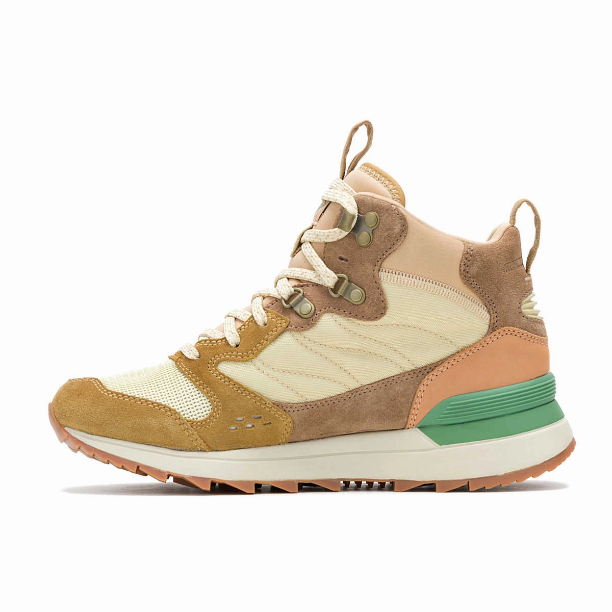 Women's Alpine 83 Sneaker Recraft Mid WP Tan Yellow Sun