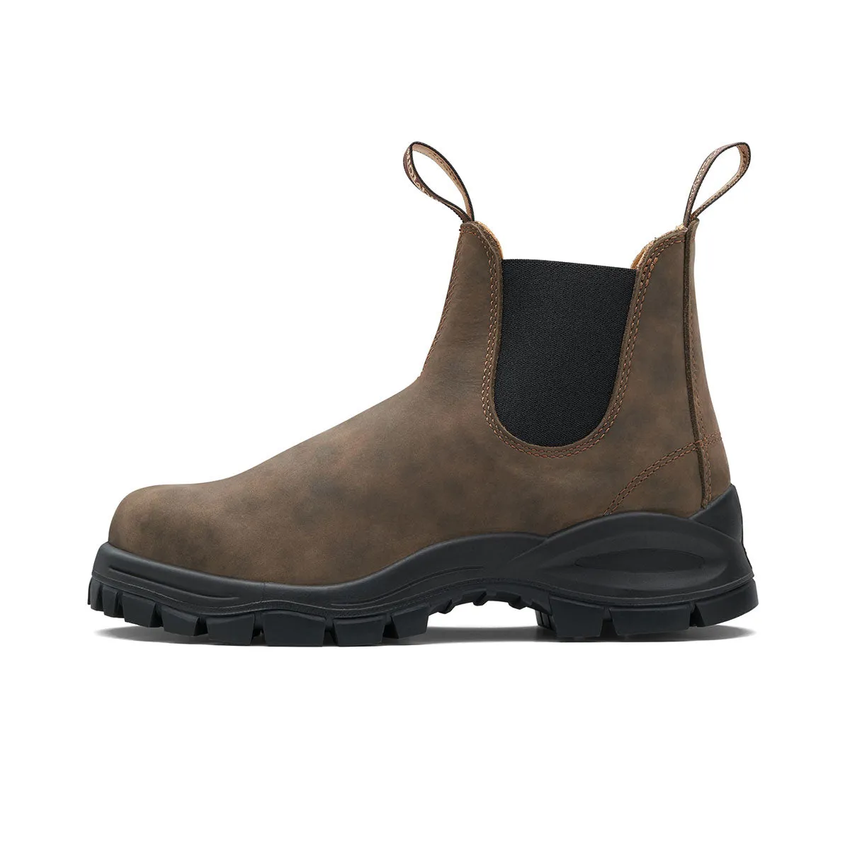 Comfortable Straps Winter Scene 2239 Lug Boot Rustic Brown