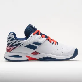 team shoes High Energy Return Babolat Propulse Junior  White/Estate Blue