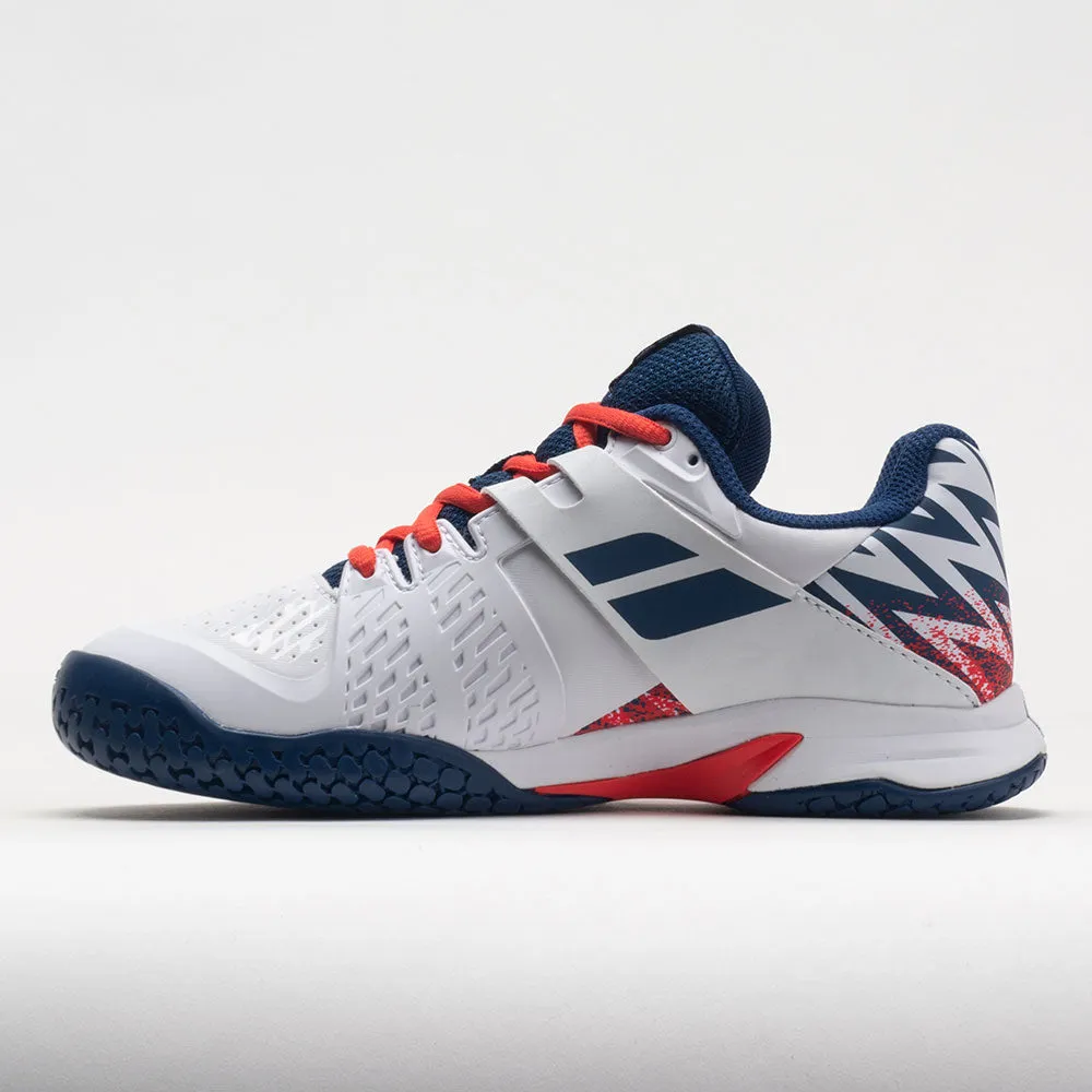 travel - friendly Babolat Propulse Junior  White/Estate Blue