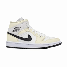 Women's Air Jordan 1 Mid, Coconut Milk Soft surface running