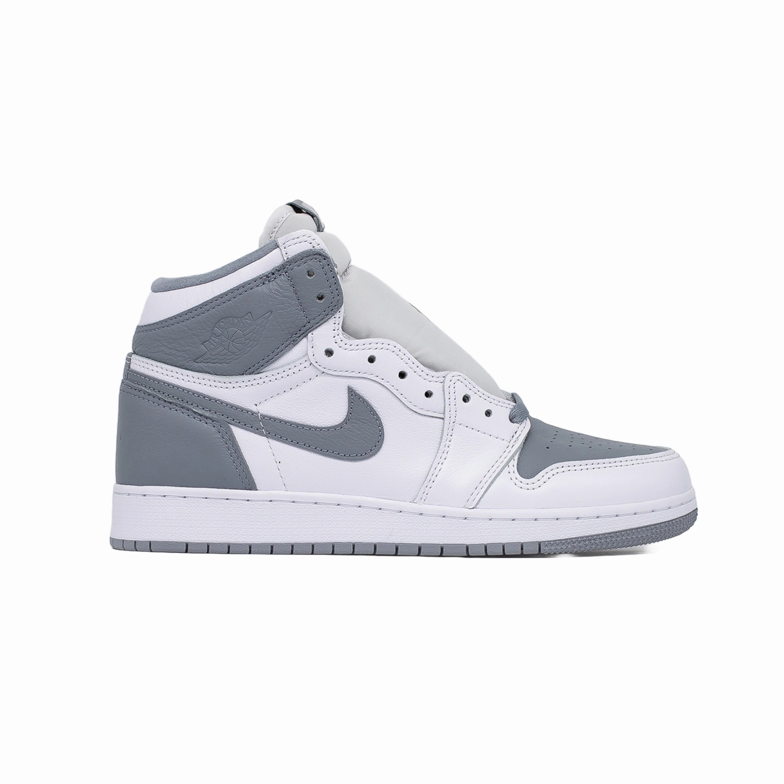 Metallic comedy - themed running shoes Air Jordan 1 High (GS), Stealth