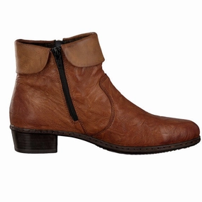 All-Season Wear Light support Y07A8-22 Ankle Side Zip Cuff Chestnut