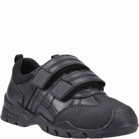 Hush Puppies Tristen Touch Fastening Senior School Shoes Comfort foam