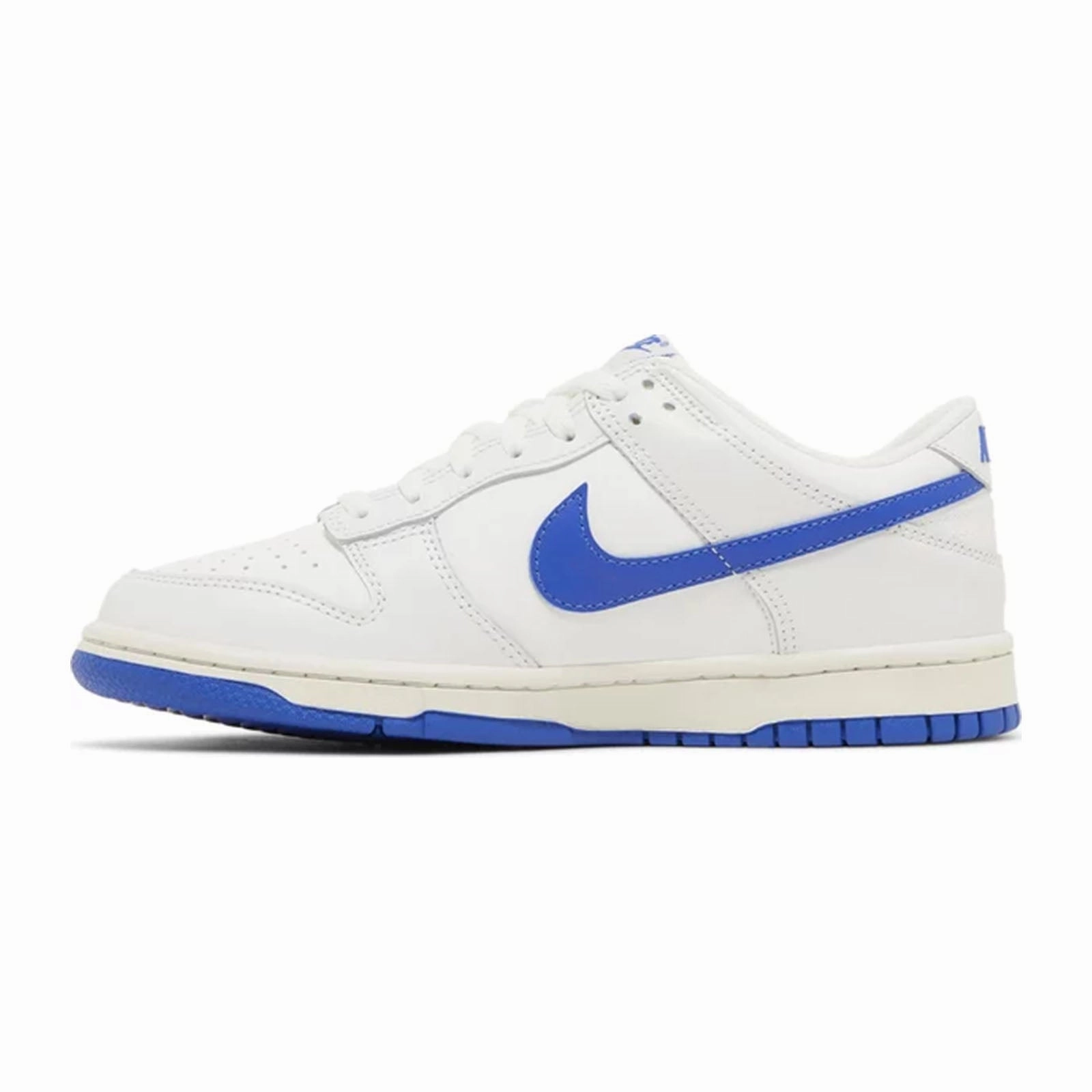 Upgraded flexibility Nike Dunk Low (GS), Summit White Hyper Royal