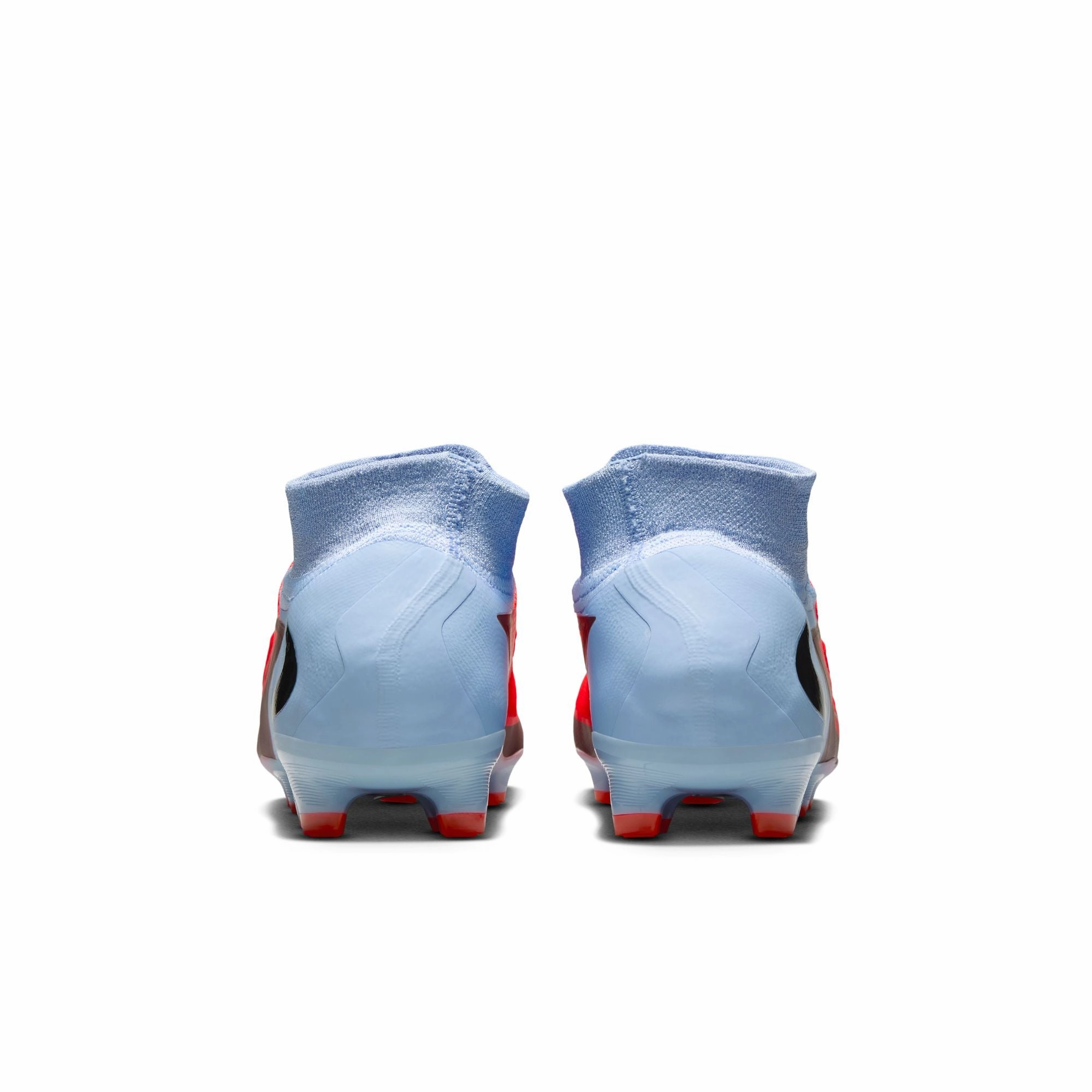 Pivot Support Tight Control Nike Phantom 6 High Top 360 Pro FG Firm Ground Soccer Cleats - Royal Tint/ Bright Crimson