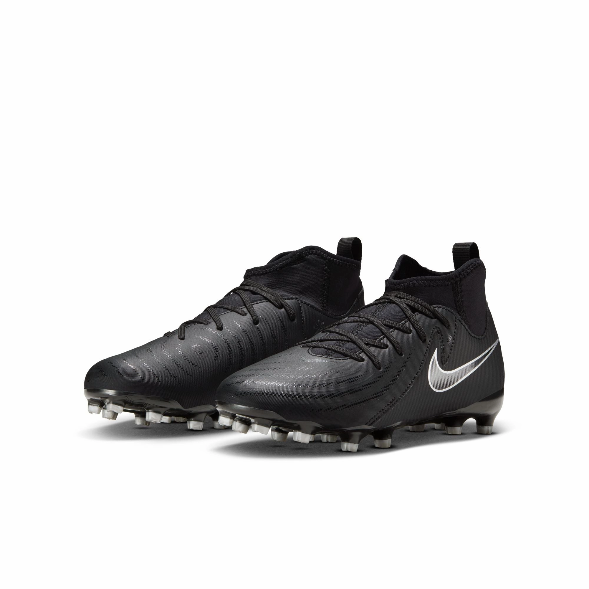 Nike Junior Phantom Luna II Academy FG Firm Ground Soccer Cleats - Black Moisture control