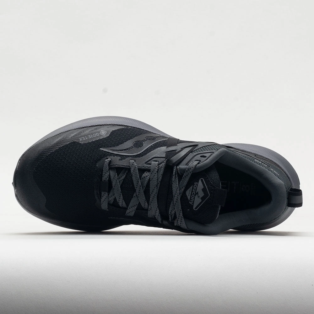 Saucony Ride 15 TR Women's  Black/Charcoal Responsive sole elastic - band - feature shoes