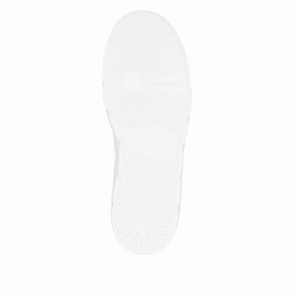 Trend Fit Easy To Clean W2605-80 White Sneaker Lace/Zip