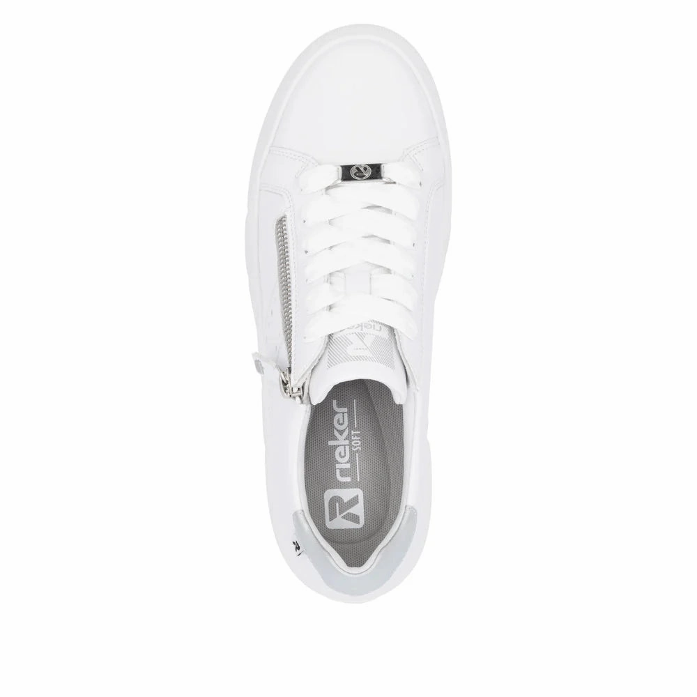 Tide Jog Clean Movement W2605-80 White Sneaker Lace/Zip