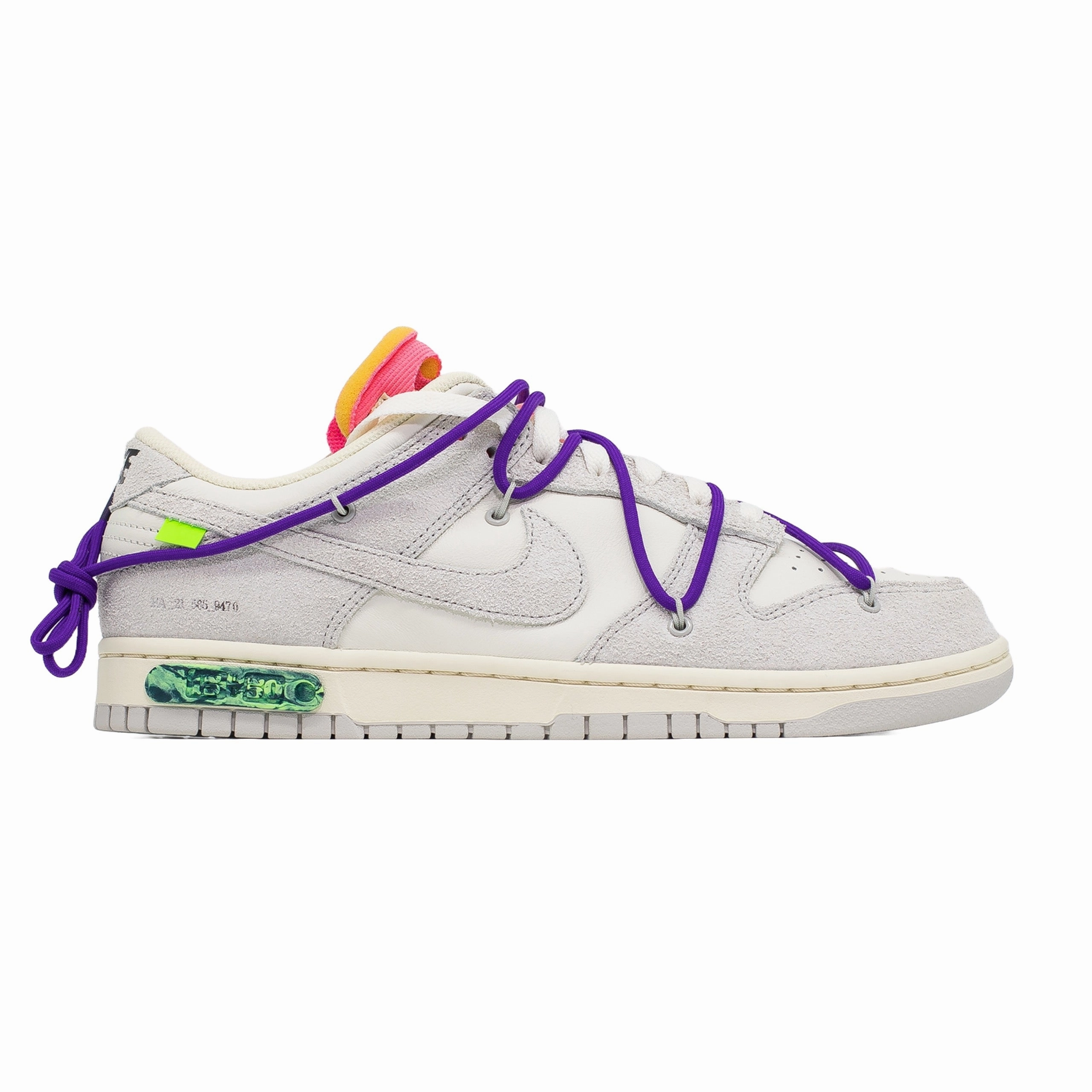 Glam traction Reflective details Nike Dunk Low Off-White, Lot 15 of 50