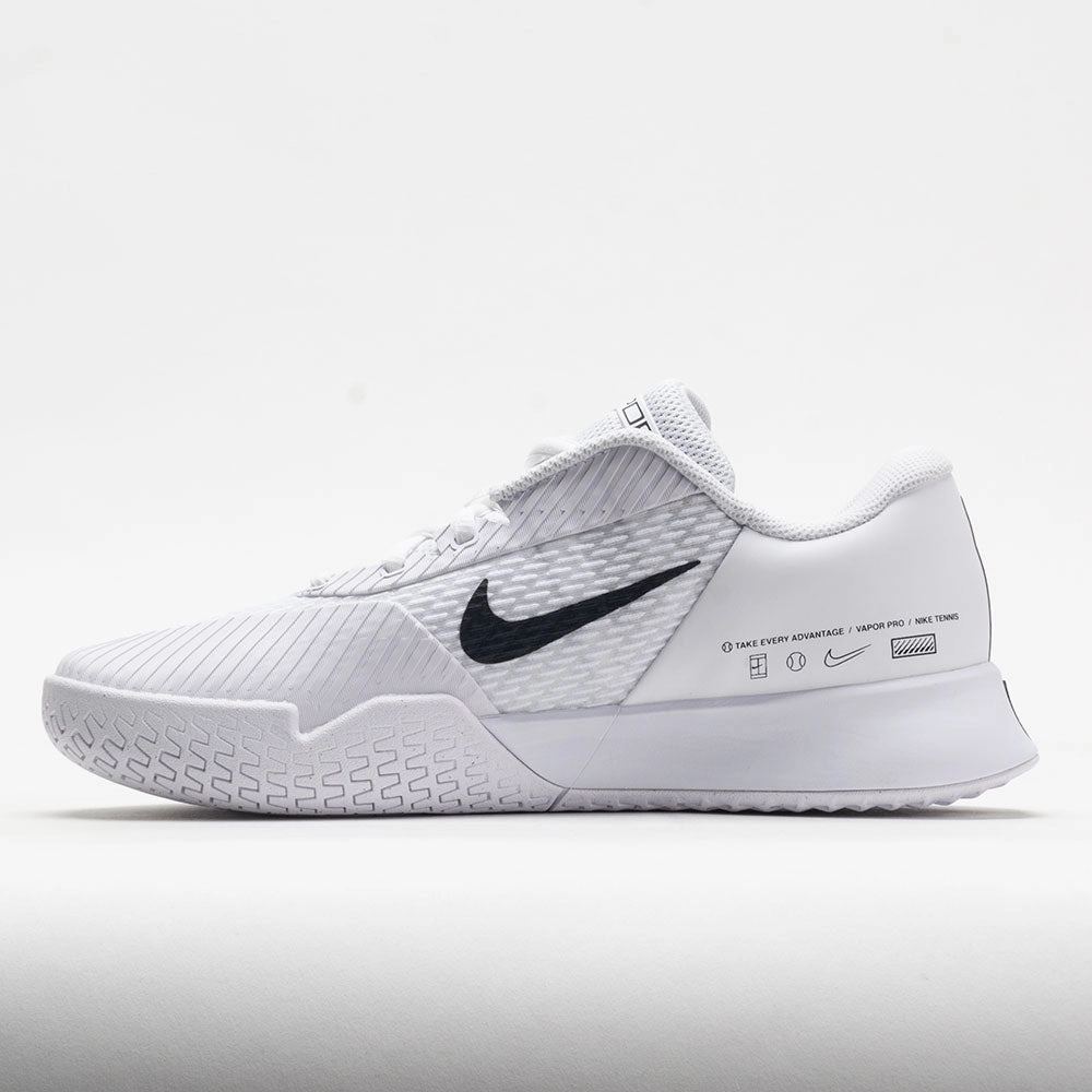 Nike Vapor Pro 2 Women's  White/Black/Pure Platinum running with a maximalist style Endurance - improving
