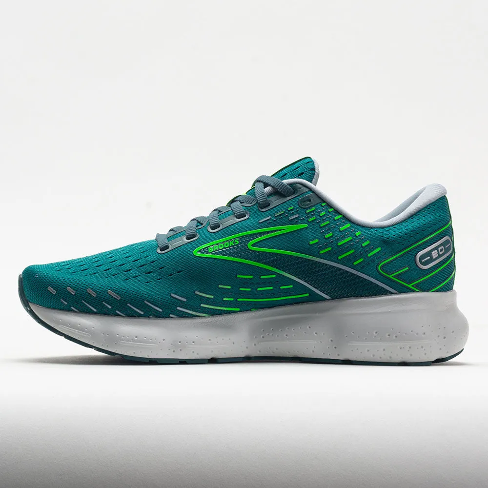 Brooks Glycerin 20 Men's  Kayaking/Heron/Green Gecko encourage activity Adaptive Comfort