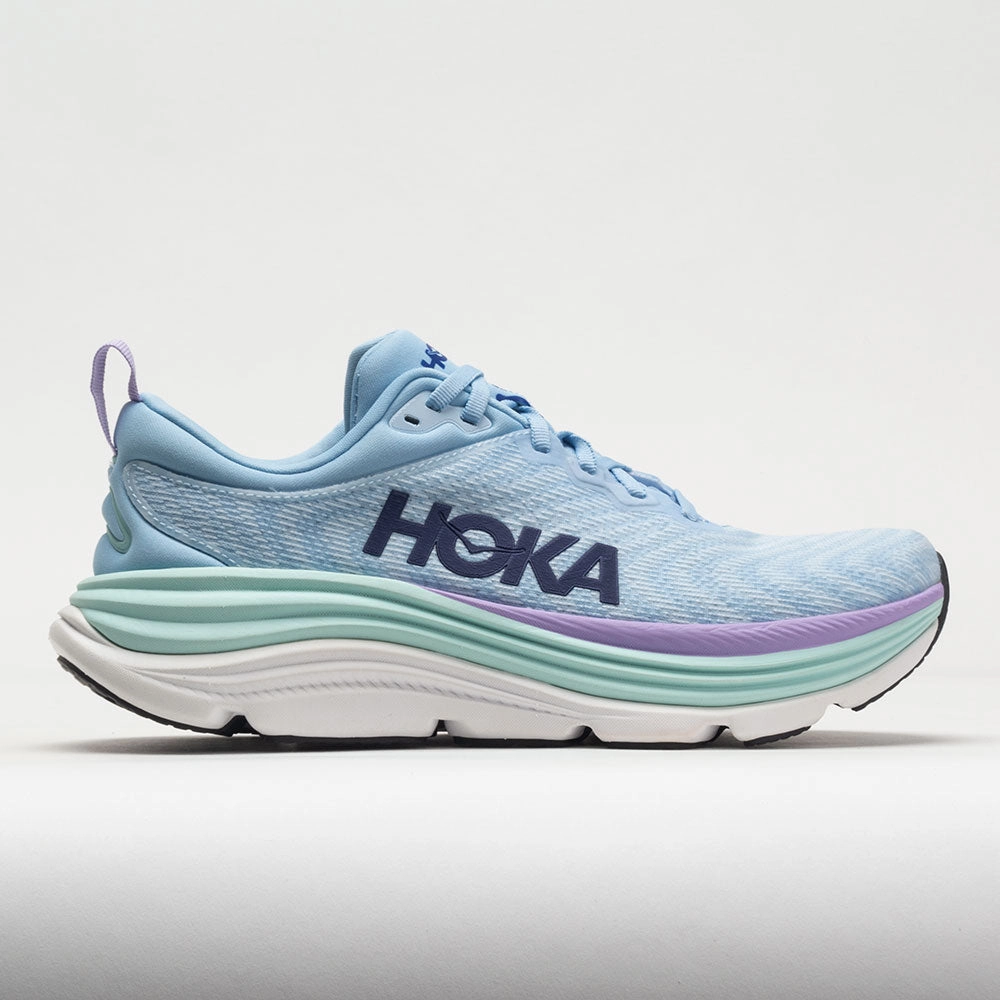 snug fit shoes wooden - floor shoes HOKA Gaviota 5 Women's  Airy Blue/Sunlit Ocean