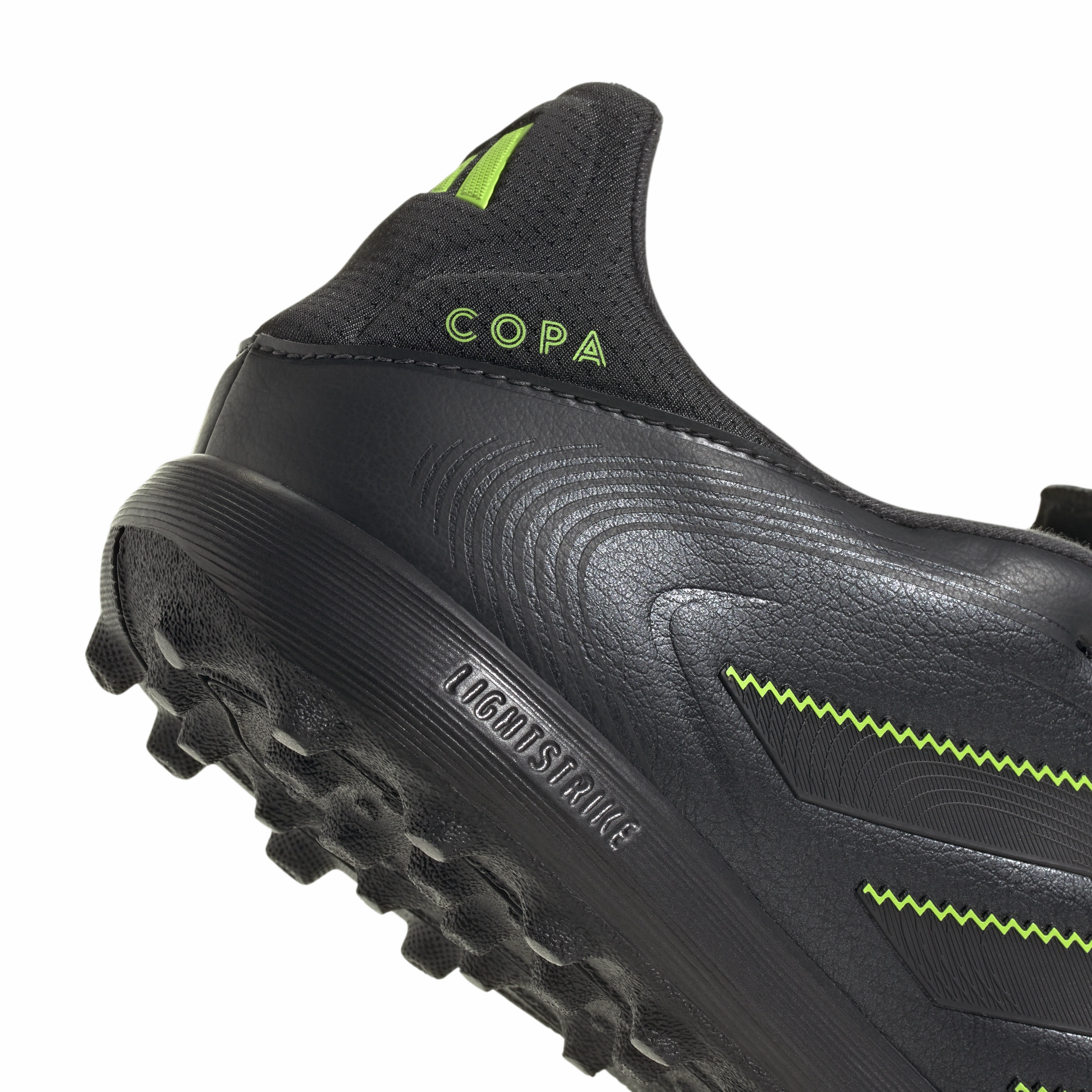 Copa Pure lll League TF Turf Soccer Shoes - Core Black/Carbon/Lucid Lemon Play Flow