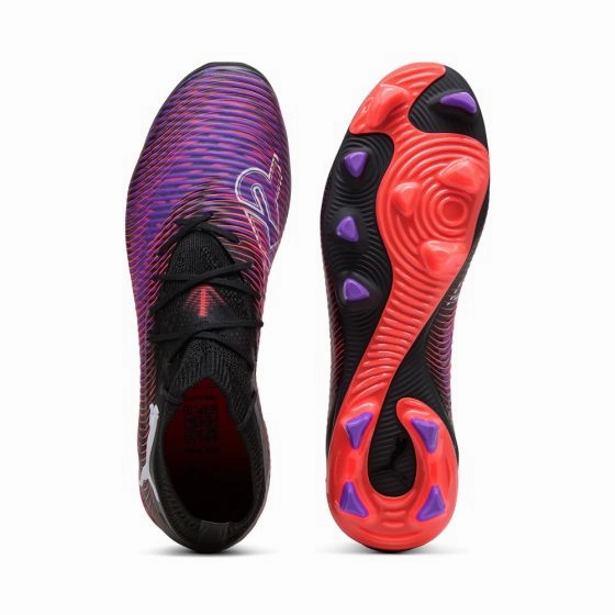 Step Response Championship Match Future 8 Pro FG/AG Firm Ground/Artificial Ground- Puma Black-Puma White-Glowing Red