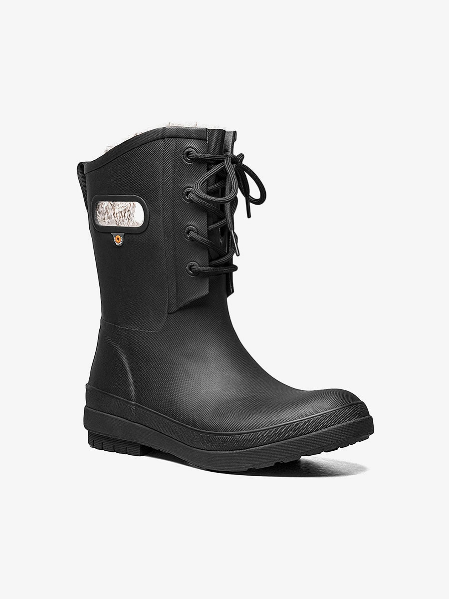 Women's Amanda Plush II Lace Black Weatherproof