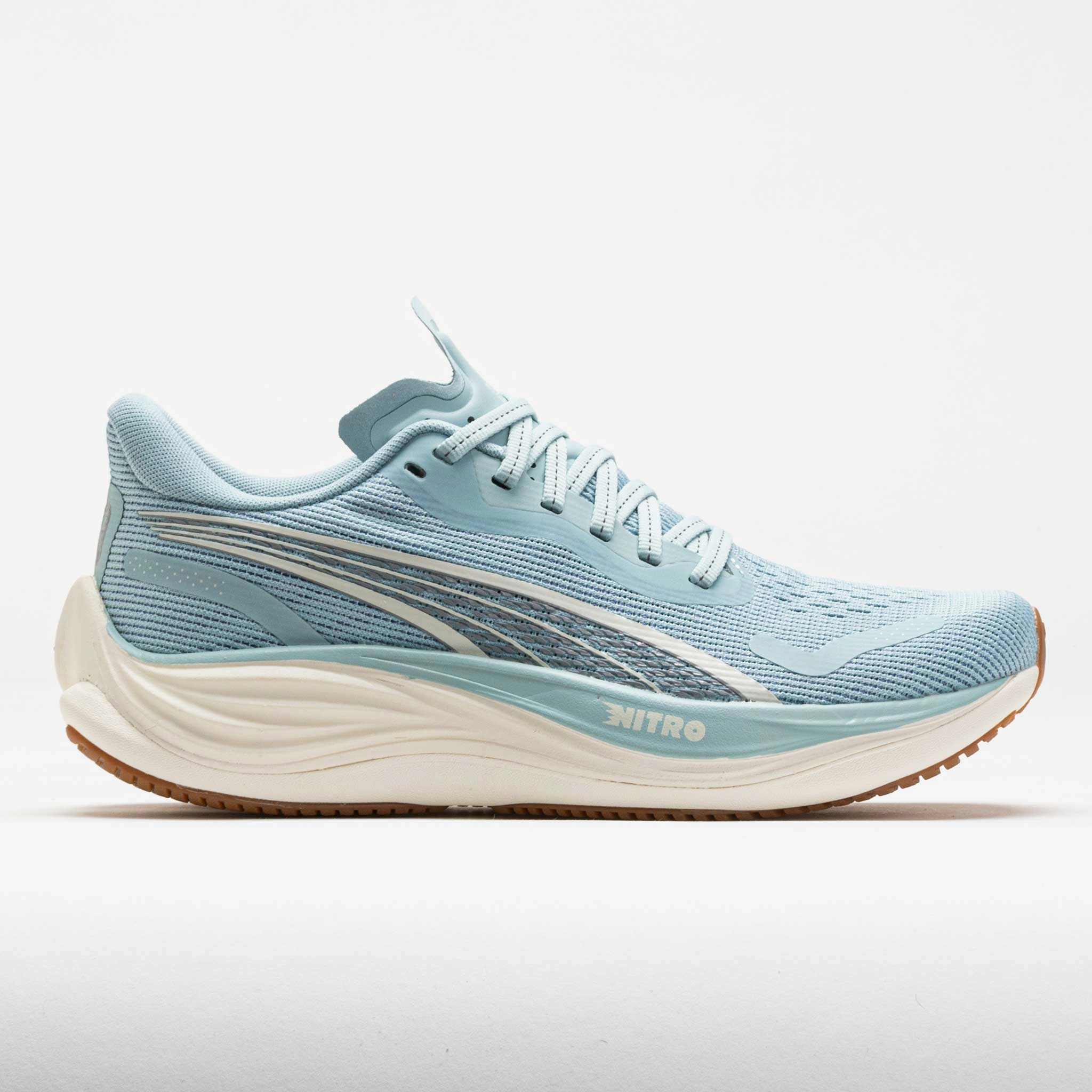Puma Velocity Nitro 3 Women's  Turquoise Surf/Gray Fog running in hot weather