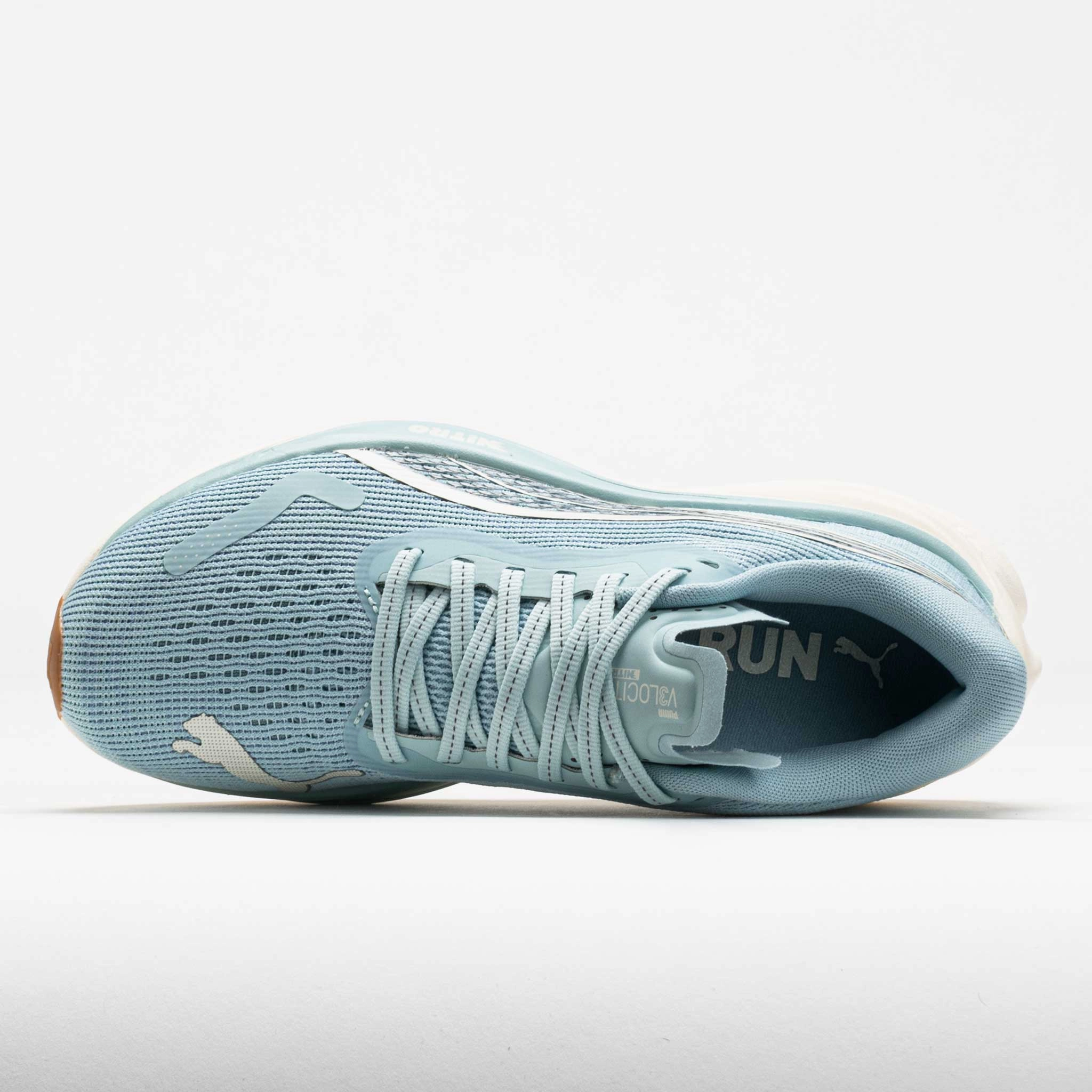 Puma Velocity Nitro 3 Women's  Turquoise Surf/Gray Fog Wet running stability