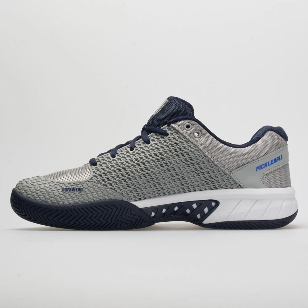 Ultra Cushioning running in a tram station area shoes K-Swiss Express Light Pickleball Men's  Highrise/Navy