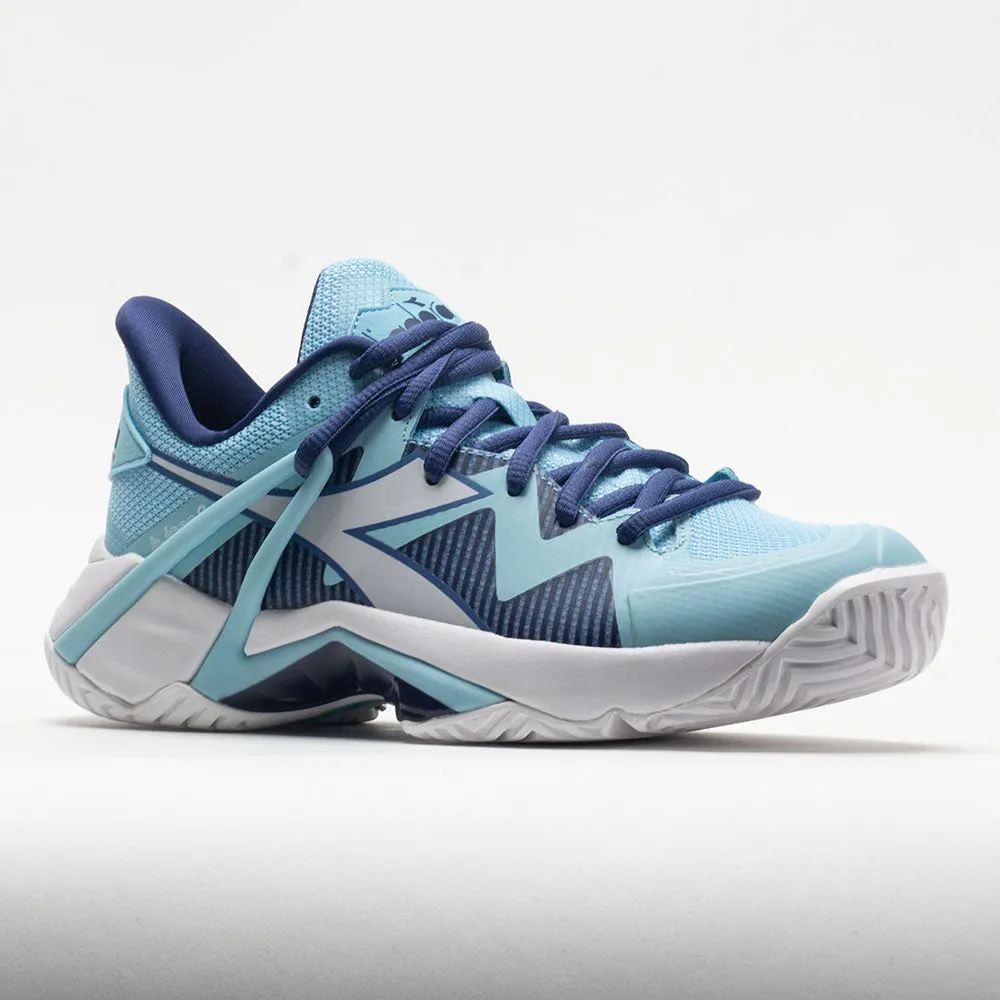 adjustable straps shoes cordura - upper shoes Diadora B.Icon 2 AG Women's  Bright Baby Blue/White
