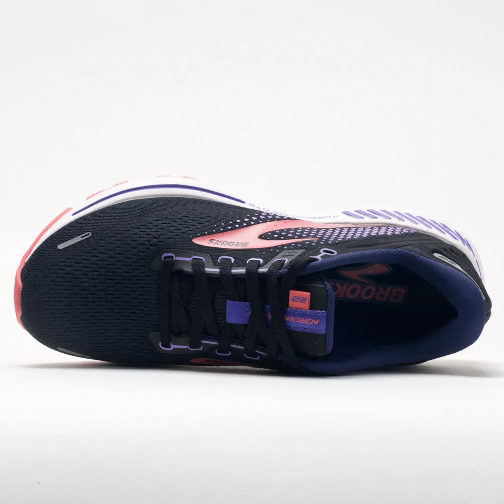 high - top design heavy - duty construction shoes Brooks Adrenaline GTS 22 Women's  Black/Purple/Coral