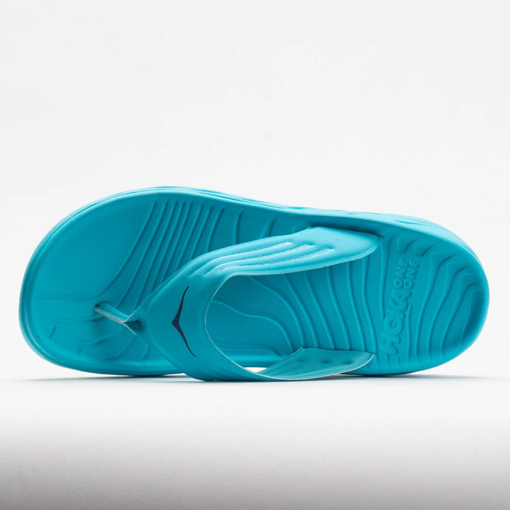 Hoka One One Ora Recovery Flip Men's  Scuba Blue/Bellwether Blue city running shoes