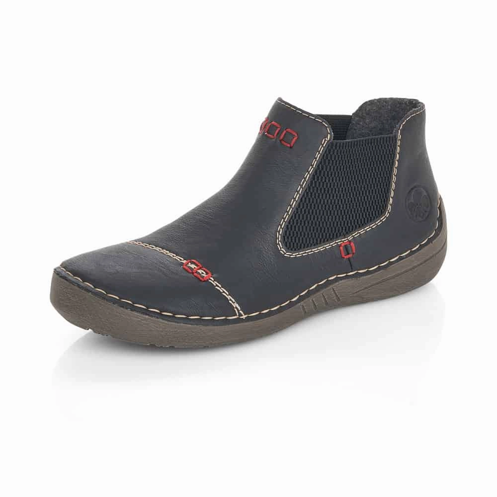 52590-01 Black Chelsea Round Toe