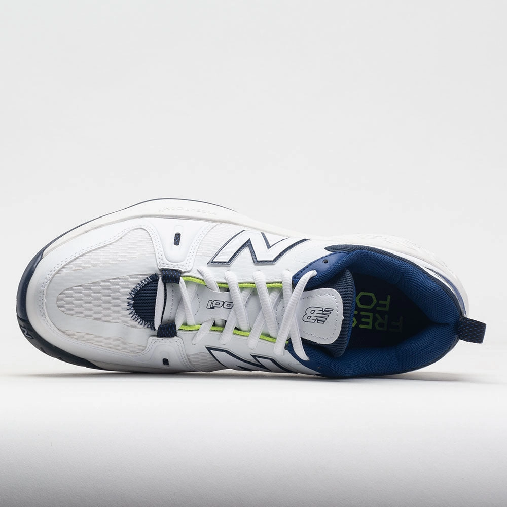 suede - upper shoes logo - laced shoes New Balance Fresh Foam X 1007 Men's  White/Navy