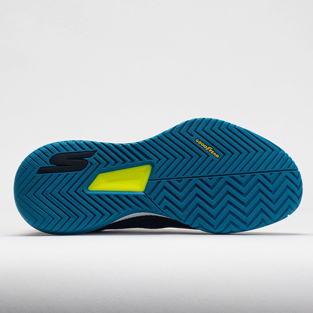 plaid - design shoes Skechers Viper Court Pro Women's  Black/Blue