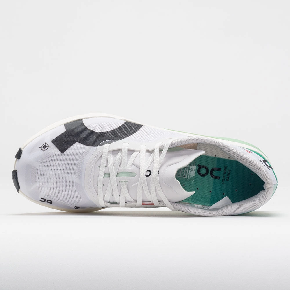 On Cloudboom Echo 3 Women's  Undyed White/Mint foot - speed running shoes running with backpack shoes