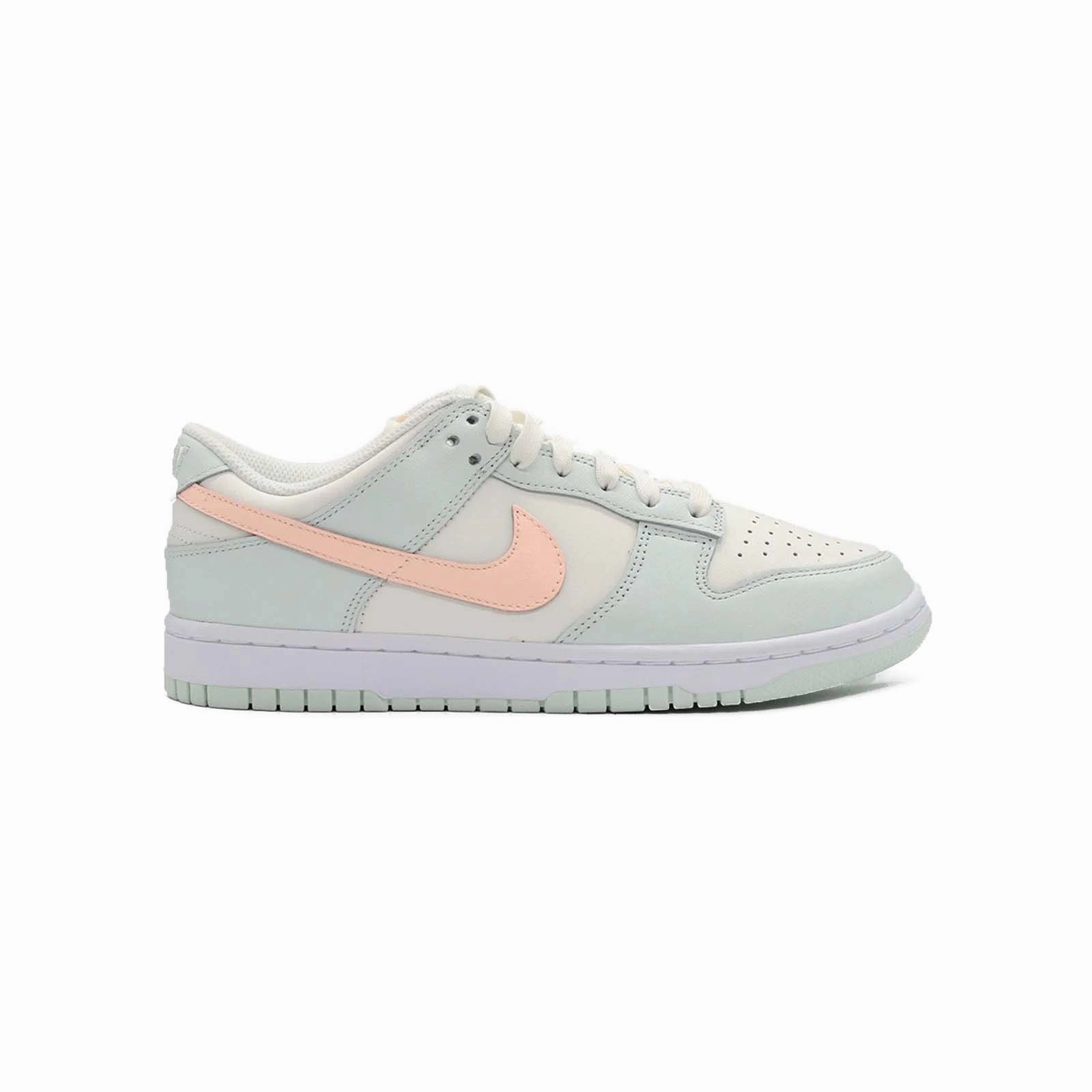 Zero Break In Design Foot Glide Women's Nike Dunk Low, Barely Green