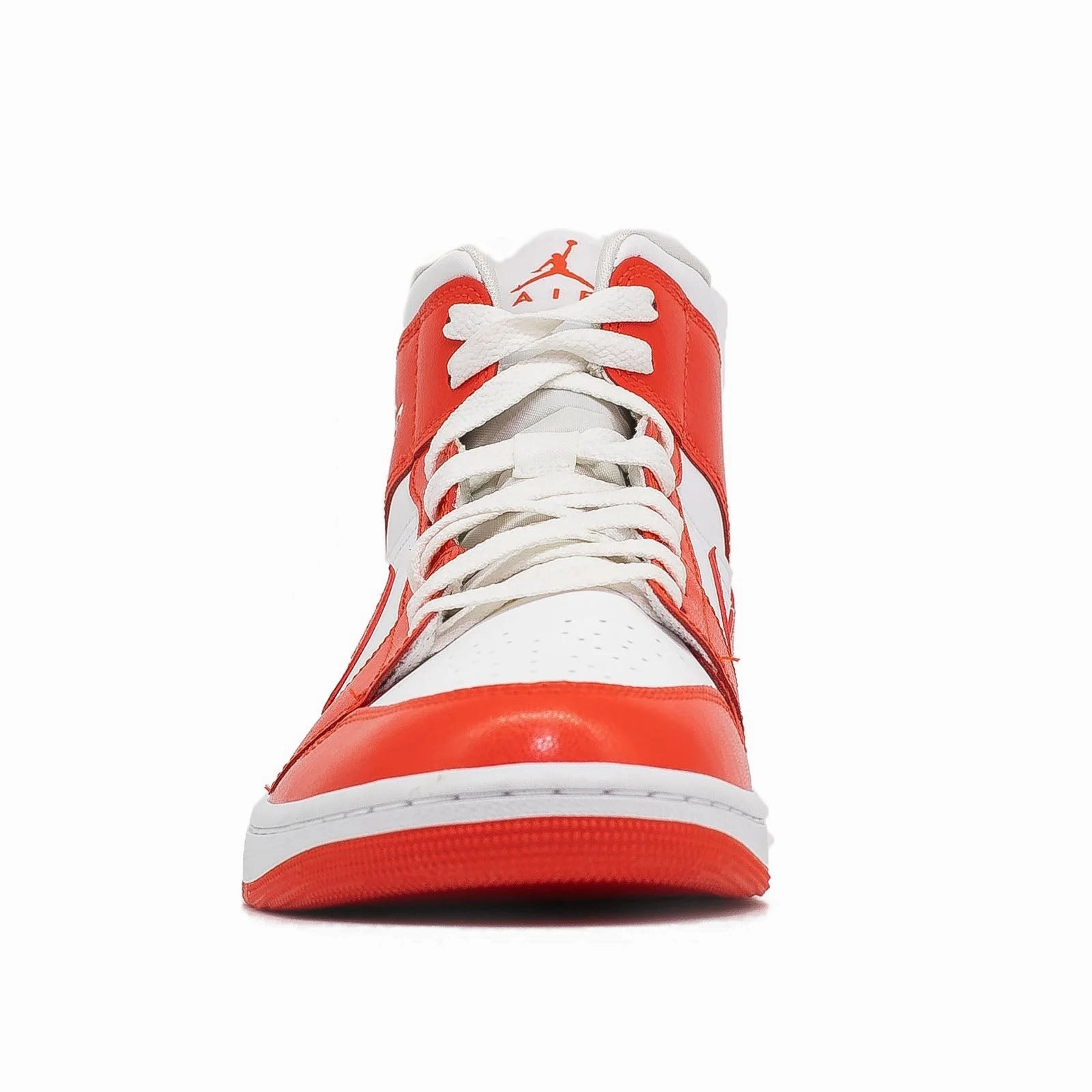 beginner shoes Women's Air Jordan 1 Mid, Habanero Red