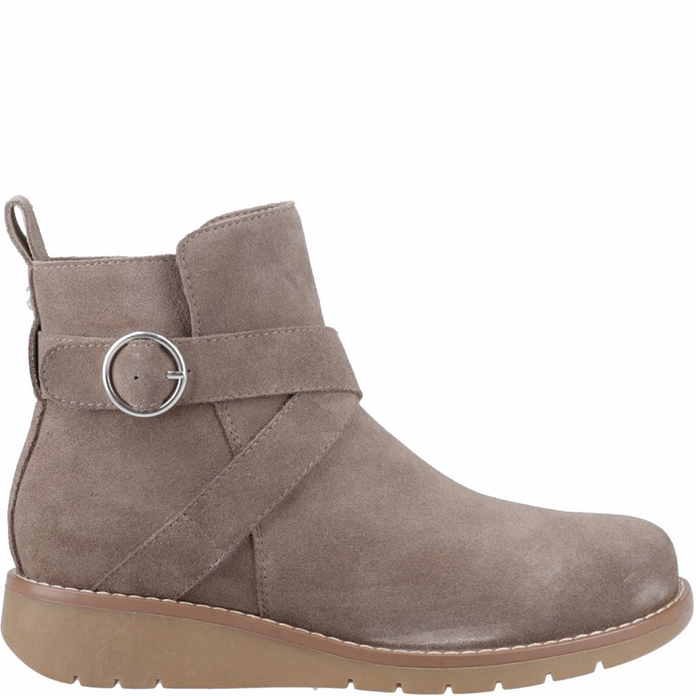 Hush Puppies Lyra Buckle Boot Stretchable Fit for All